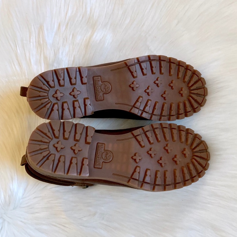 Timberland Brown Leather Ellendale Hiking Boots - Picture 7 of 7